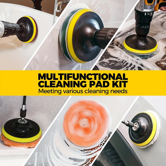 Scrubber Drill Brush Set – Effortless Deep Cleaning