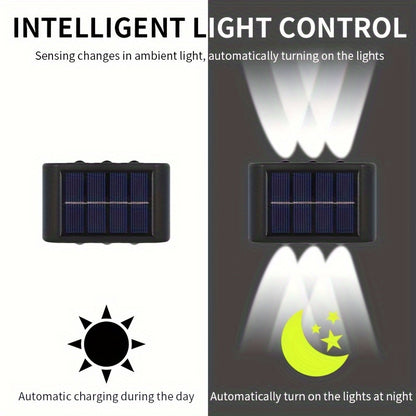 FlexorShop LED Solar Powered Light: Warm/Cold Outdoor Camping & Garden Decoration