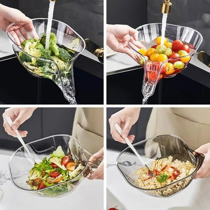 FlexorShop Household Sink Drain Basket: Versatile Vegetable Basin