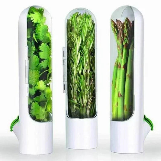 FlexorShop Refrigerator Herb and Vegetable Preserving Bottle: A Crisper Enhancement