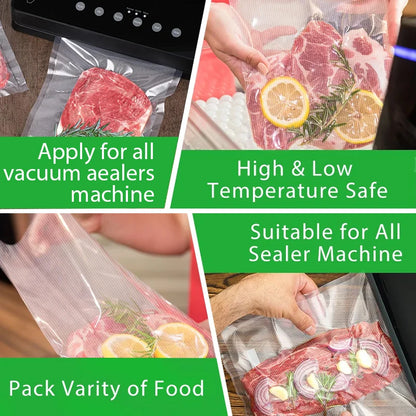 FlexorShop Vacuum Sealer Bags: Long-Lasting Food Freshness Rolls