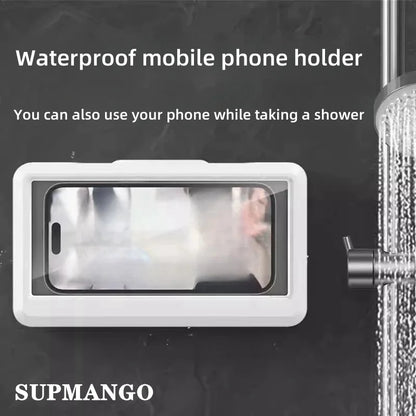 FlexorShop Waterproof Bathroom Phone Box: Wall-Mounted Protective Cover