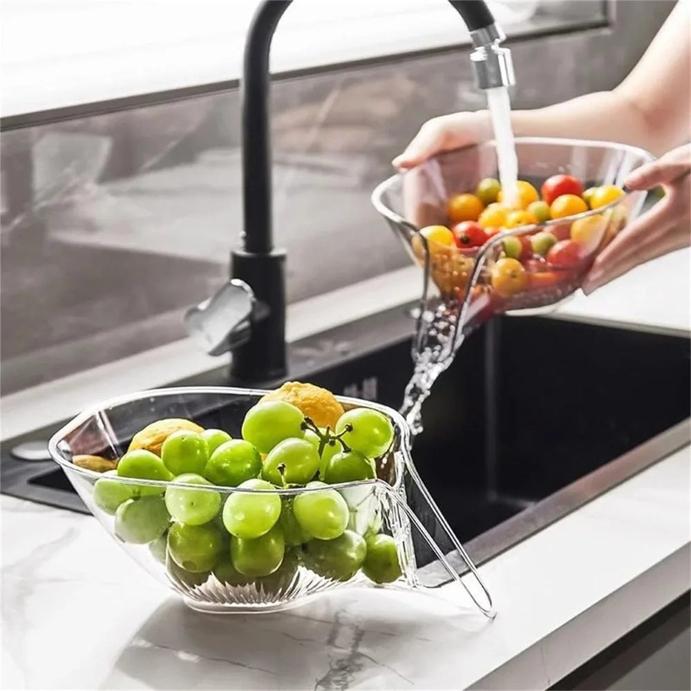 FlexorShop Household Sink Drain Basket: Versatile Vegetable Basin