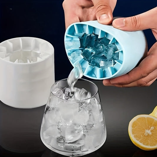 FlexorShop Easy-Release Silicone Ice Cube Mold: Perfectly-Shaped Cubes