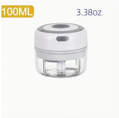 FlexorShop Electric Mini Garlic Chopper: Meat Grinder & Vegetable Crusher