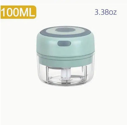 FlexorShop Electric Mini Garlic Chopper: Meat Grinder & Vegetable Crusher